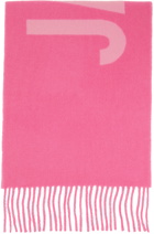 JACQUEMUS Pink Le Papier 'L'Echarpe Jacquemus' Scarf