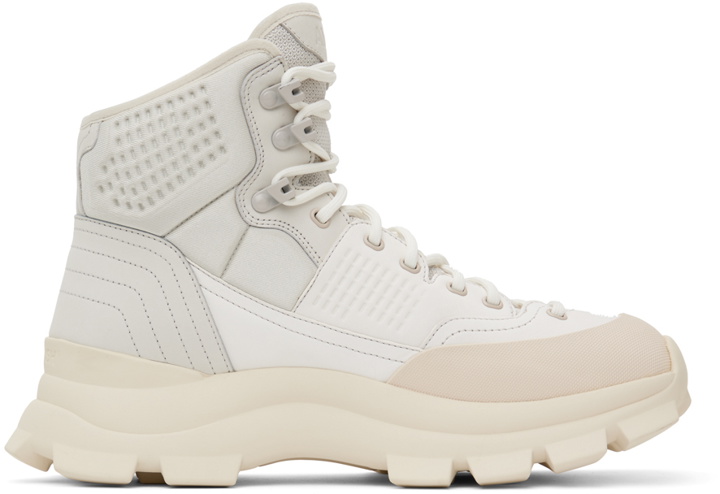 Photo: AMBUSH Off-White Hiking Boots