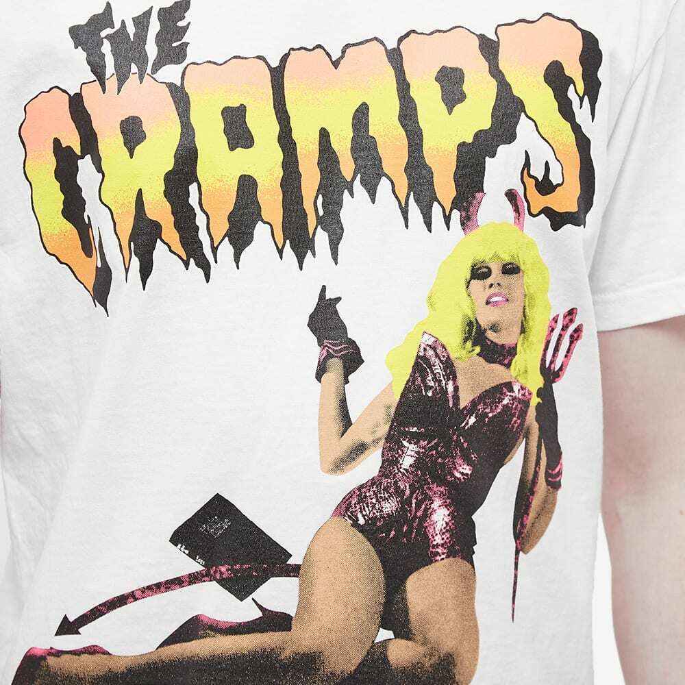 Flagstuff x Cramps Date With Elvis T-Shirt in White Flagstuff