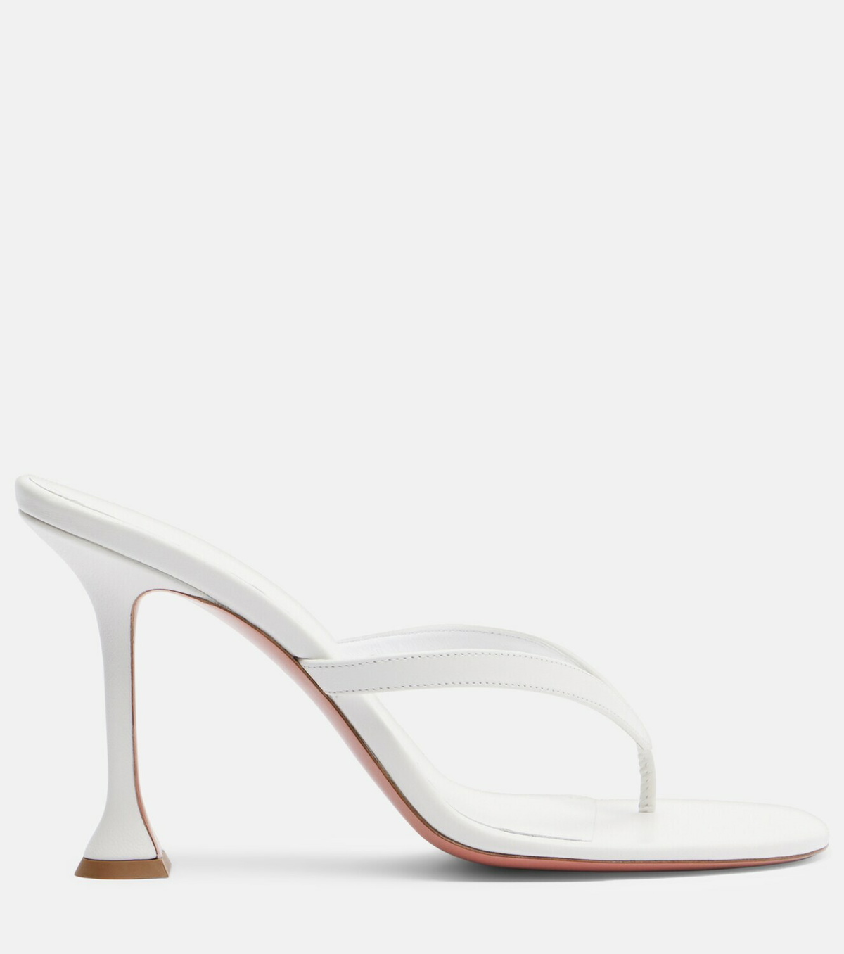 Amina Muaddi Juliette leather thong sandals