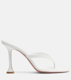 Amina Muaddi Juliette leather thong sandals
