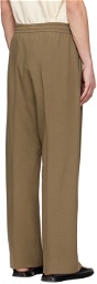 Fear of God Brown Pleated Trousers