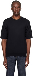 AURALEE Black Hard Twist T-Shirt