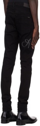 AMIRI Black 'Amiri' Script Logo Jeans
