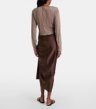 Jade Swim Dania sheer crop top