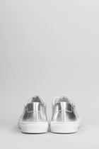 Common Projects Achilles Shiny Sneakers In Silver Leather