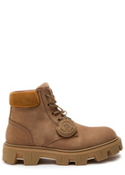 Moncler Peak City Nubuck Hiking Boots Beige