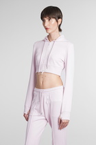 Courrèges Cropped Hooded Track Jacket