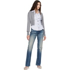 Vivienne Westwood Gray Bea Cropped Cardigan