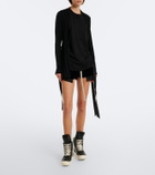 Rick Owens Geobasket leather sneakers