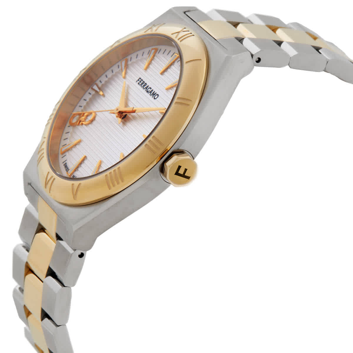 Ferragamo Vega Upper East Quartz Silver Dial Mens Watch SFKV00223