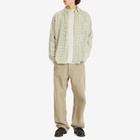 Beams Plus Men's Gunclub Mesh Button Down Shirt in White
