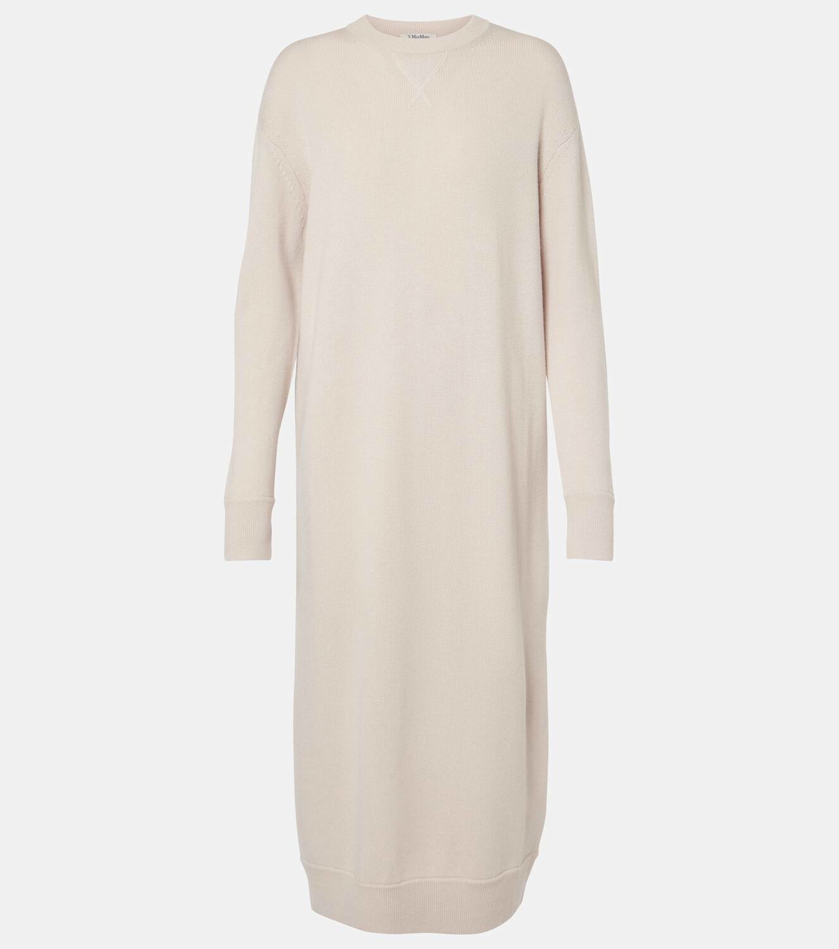 adrianna papell beaded chiffon dress MAX MARA PURE Stretch cashmere mini Dress BEIGE main image 0