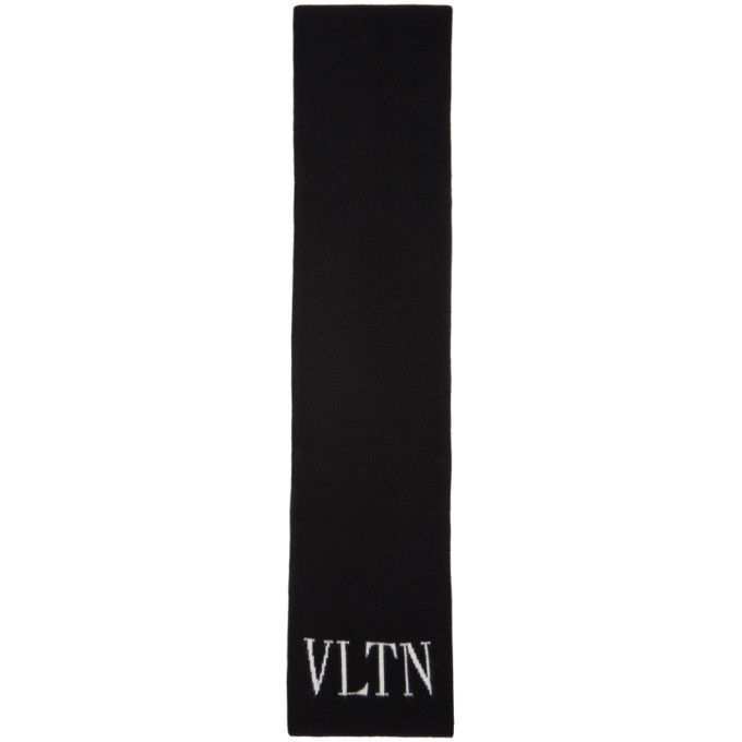 Photo: Valentino Black Valentino Garavani VLTN Scarf