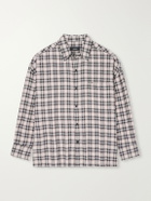 NAHMIAS - Checked Cotton-Blend Seersucker Shirt - Neutrals