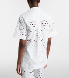 Rebecca Vallance Artesan broderie anglaise cotton-blend shirt