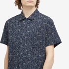 YMC Men's Malick Vacation Shirt in Navy/Ecru