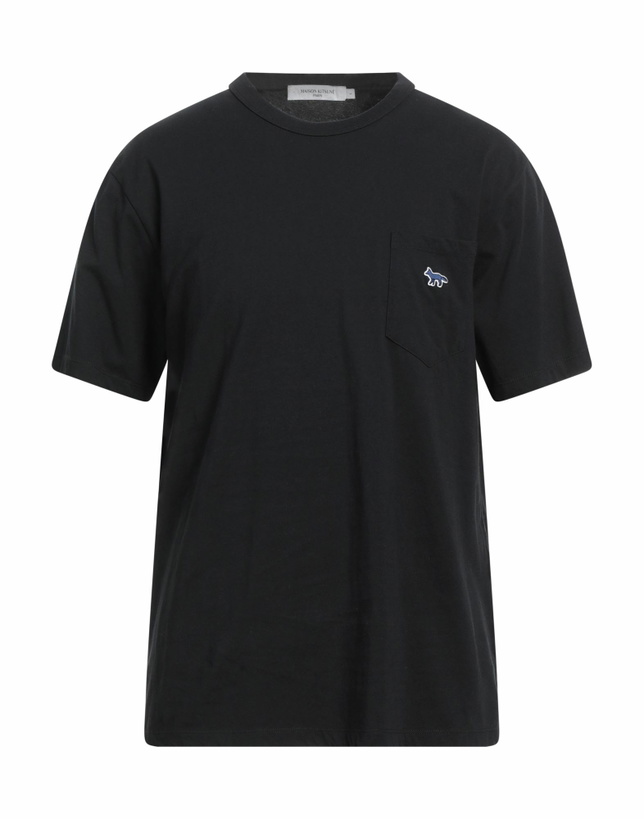 Photo: Maison Kitsuné. Mens T-shirt in Black