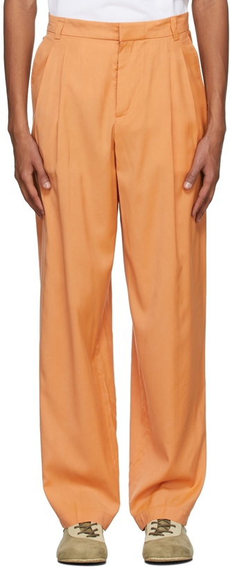 Photo: Jacquemus Orange La Montagne 'Le Pantalone Notte' Trousers