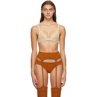ISA BOULDER SSENSE Exclusive Beige Explore Bra