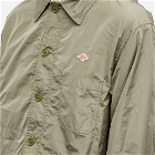 Danton Men's Taffeta Coverall Jacket in Olive