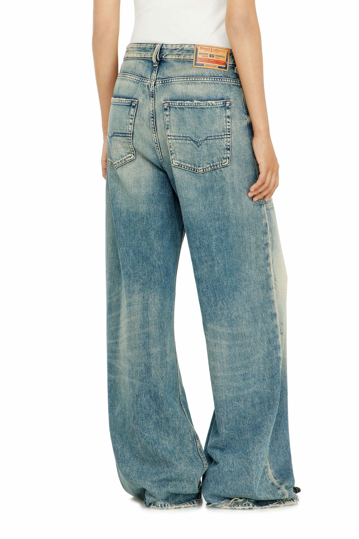 Diesel Relaxed Jeans Low Waist 1996 D-Sire, , Button fly