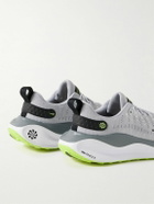 Nike Running - Infinity Run 4 ReactX Flyknit Running Sneakers - Gray