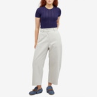 JW Anderson Women's Pointelle Cap Sleeve Top in Navy