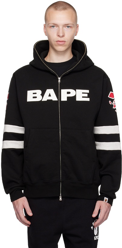 Photo: BAPE Black Relaxed Fit Hoodie
