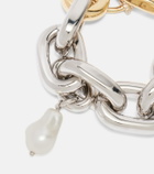 Rabanne Embellished chain bracelet