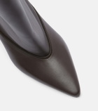 Jacquemus Tourni leather knee-high boots