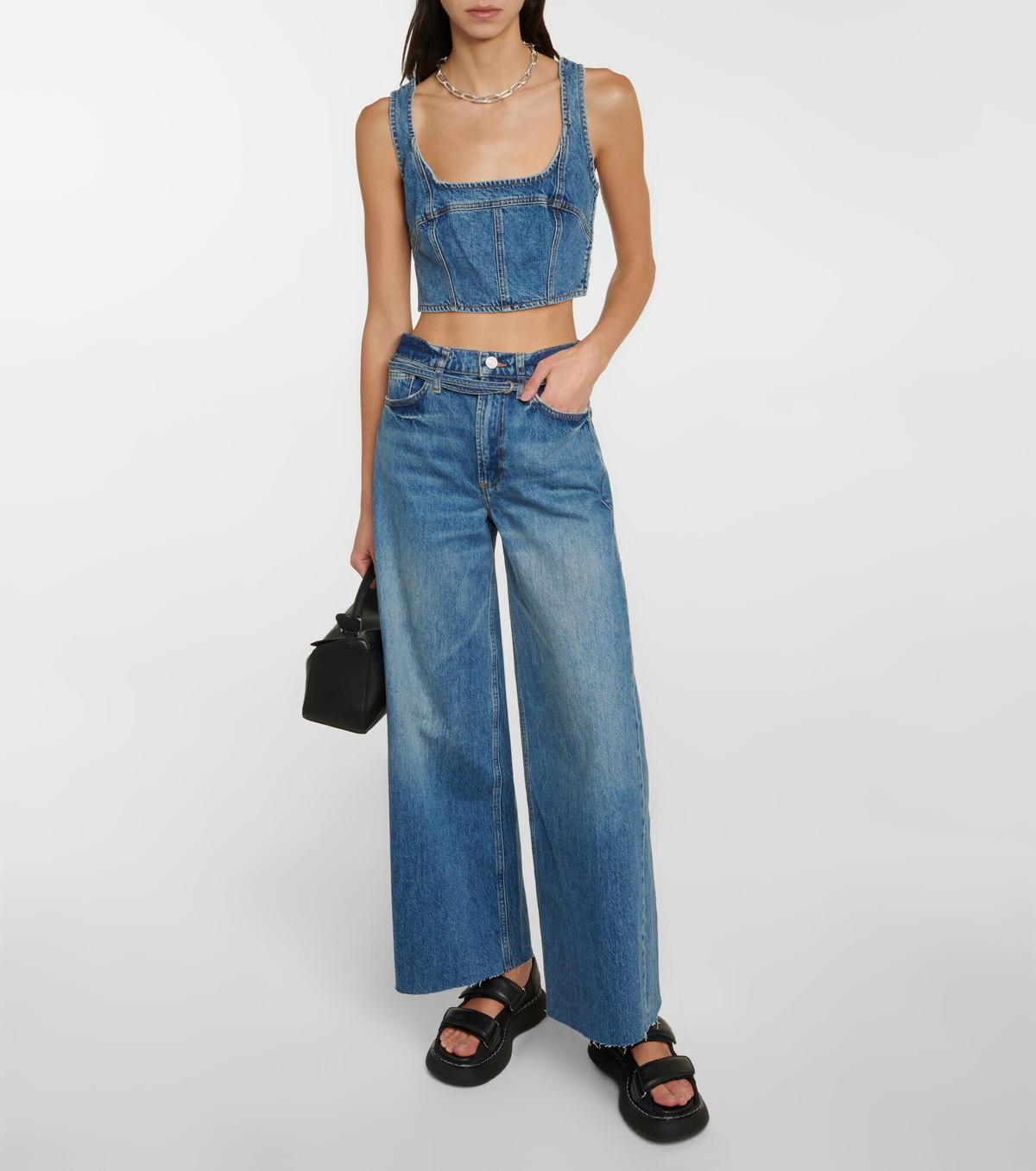 Frame - Denim bustier