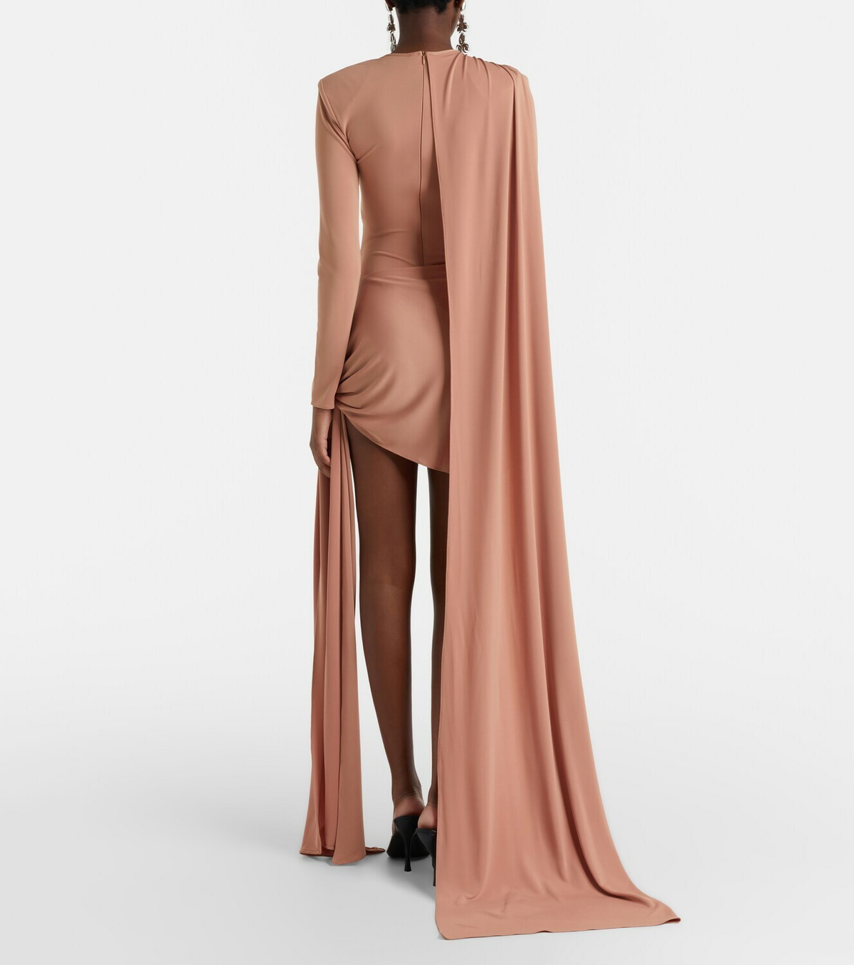 The New Arrivals Ilkyaz Ozel Draped gathered minidress