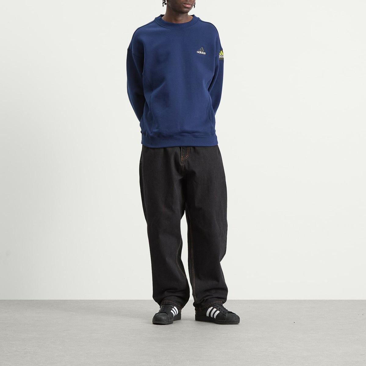 Adidas Men's EQT Crew Sweatshirt in Night Indigo