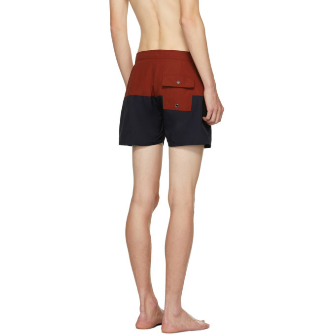 Swim Trunks Saturdays Nyc Ennis Boardshort Saturdays NYC Red And
