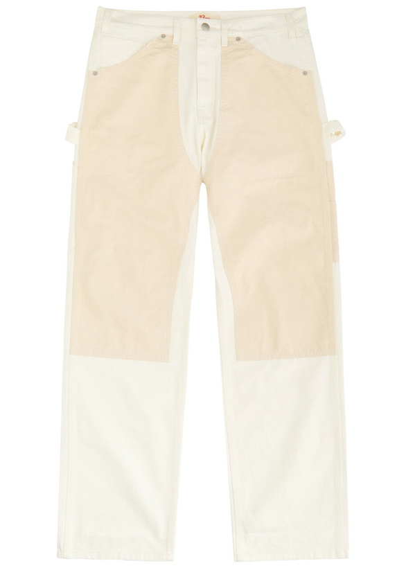 Photo: Cherry Los Angeles Panelled Canvas Trousers White
