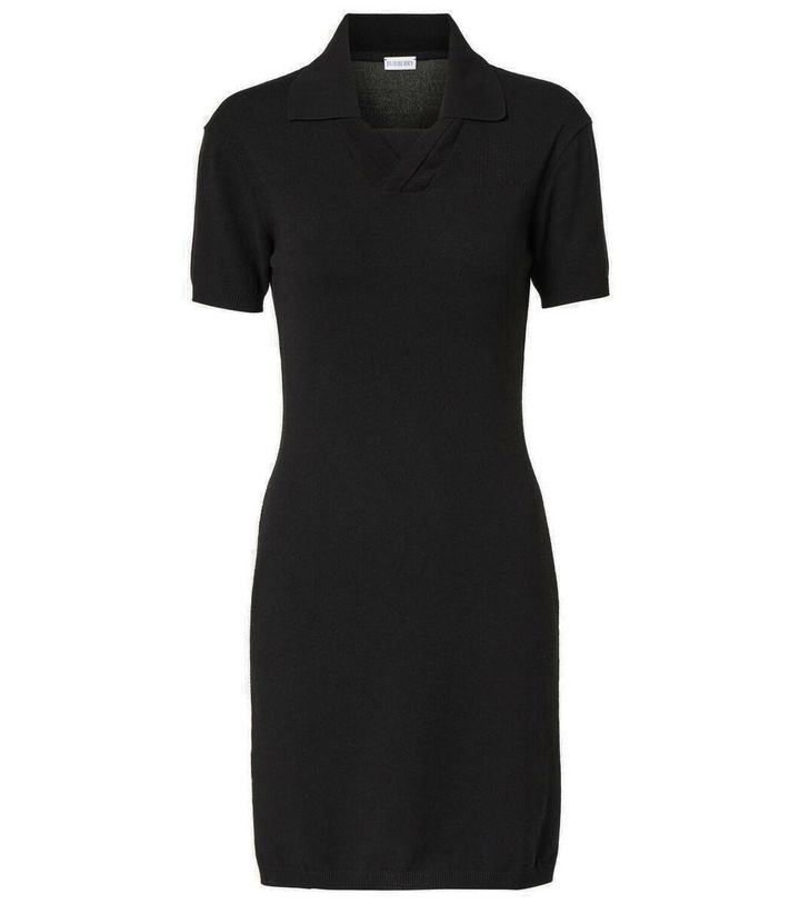 Photo: Burberry Cotton-blend polo dress