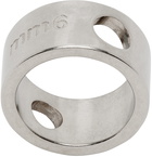 MM6 Maison Margiela Silver Circle Hole Ring