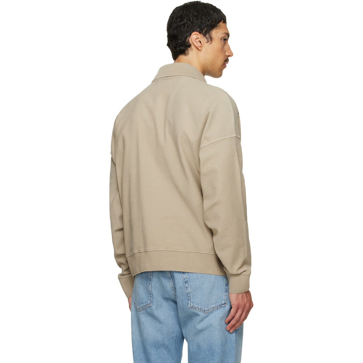 Citizens of Humanity Taupe Rugby Polo