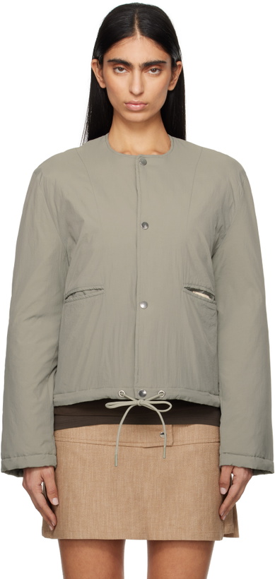 Photo: Paloma Wool Khaki Ebner Reversible Down Jacket