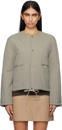 Paloma Wool Khaki Ebner Reversible Down Jacket