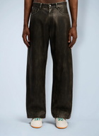 Palm Angels Curved Logo Coated Pants