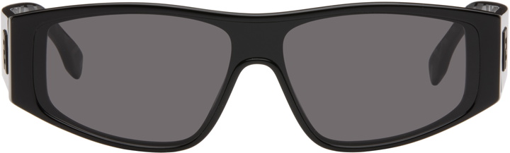 Photo: Fendi Black 'FF' Squared Sunglasses