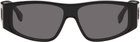 Fendi Black 'FF' Squared Sunglasses