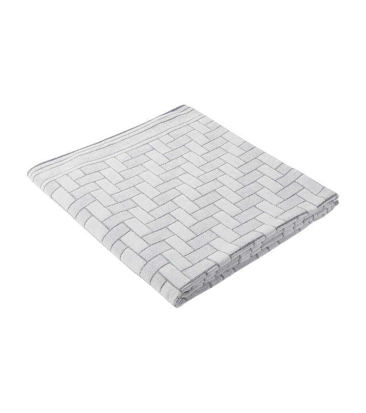 Photo: Brioni Logo cotton terry beach towel
