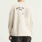 Our Legacy Men's Angry Fan Mail Slack Sweatshirt in Ivory