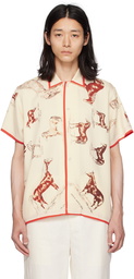 Bode Off-White Equine Shirt