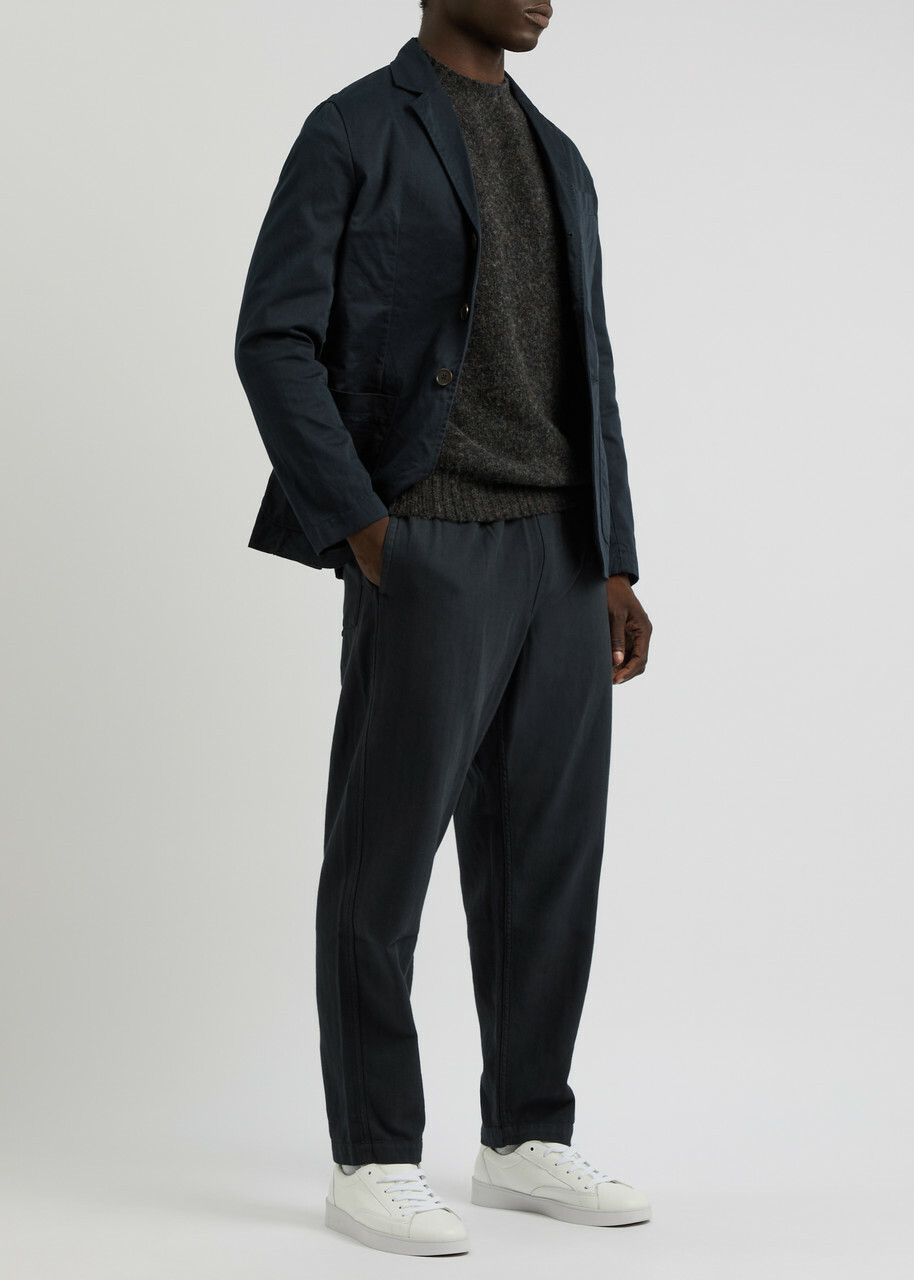Ymc Suedehead Wool Jumper Dark Grey