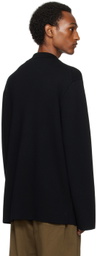 King & Tuckfield Black Blazer Cardigan