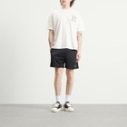 Represent Men's Washed Mesh Shorts in Washed Black